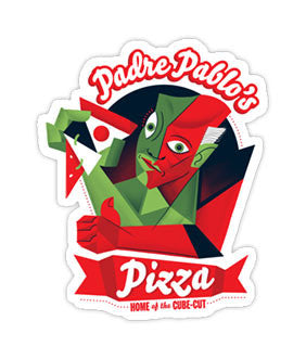 "Padre Pablo's Pizza" Sticker