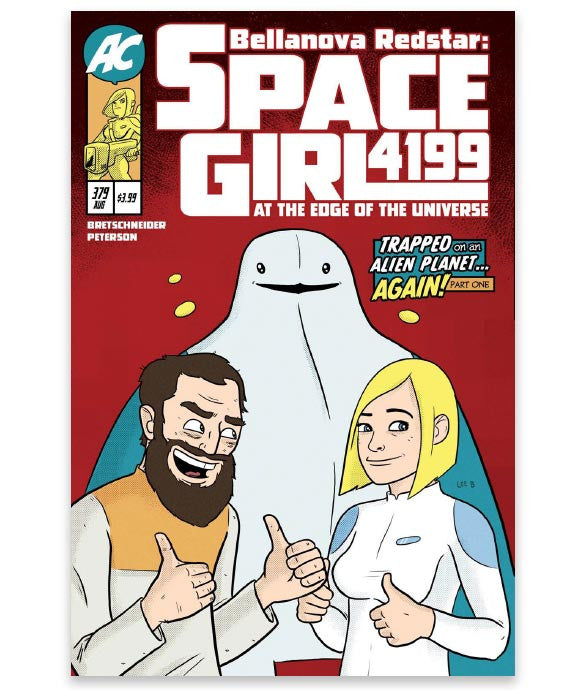 Bellanova Redstar: Space Girl 4199 At The Edge of The Universe Issue 379 Comic Book Cover