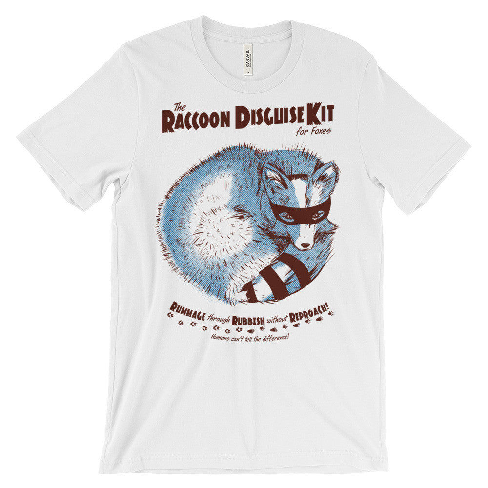 "Raccoon Disguise Kit for Foxes" Men's T-Shirt
