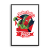 "Padre Pablo's Pizza" Framed Poster