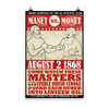 "Manet vs. Monet" Vintage Boxing Poster