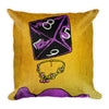 "d8" Pillow | Roll Play Dice Protraits