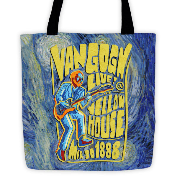 "Van Gogh Gig Poster" Tote Bag