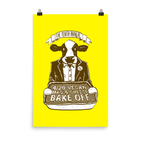 "4/20 Vegan Mac & Cheese Bake Off" Poster