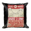 "Manet vs. Monet" Vintage Boxing Poster Pillow | Alter Art History